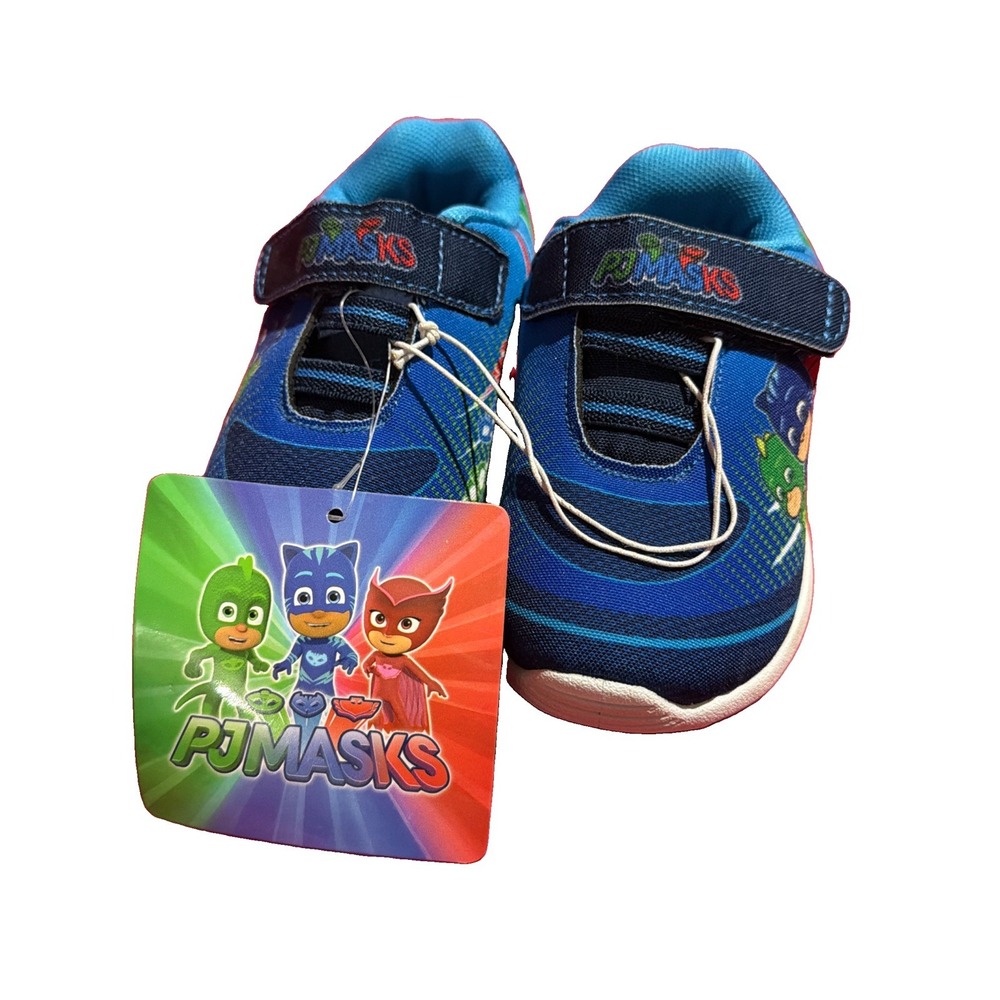 PJ masks Toddler Size 6 No Tie Shoes
